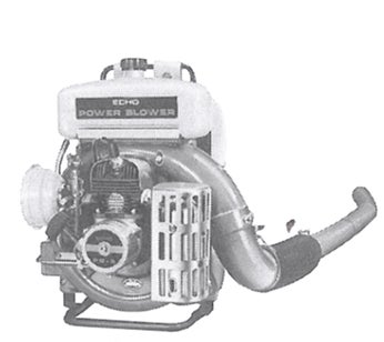 The world's first power blower